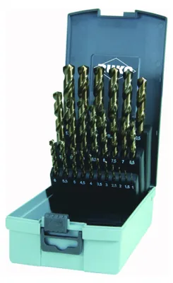 Immagine prodotto di RUKO 215215RO HSSE-Co 5 Metal twist drill bit set 25-piece DIN 338 Cylinder shank 1 Set