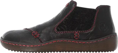 Zdjęcie produktu dla Rieker damskie zimowe buty za kostkę 25680-37, 25680-38, 25680-39, 25680-40, 25680-41, 25680-42 RIE-L8491 czarny/czarny 38