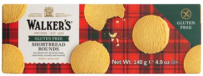 Produktbild von Walker's Gluten Free Shortbread Rounds 140g