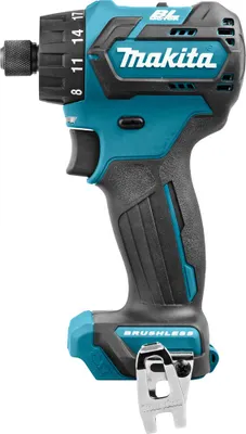 Zdjęcie produktu dla Makita DF032DZJ, Wiertarka pistoletowa, Czarny, Niebieski, 1500 RPM, 2,8 cm, 1 cm, 450 RPM