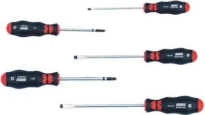 Produktbild von Würth Schraubendreher Sortiment SHRDRH-SORT-PZ/SZ-RDKLI-5TLG 61392335