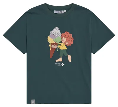 Produktbild von Bavarian Caps Damen T-Shirt , Pumuckl Schleckeis Dunkelgrün, M