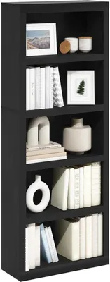 Zdjęcie produktu dla Stół biblioteczny z otwartymi półkami, idealny do małych pomieszczeń