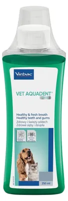 Produktbild von VIRBAC Vet Aquadent FR3SH - zahnmedizinische lösung zur mundhygiene für hunde und katzen – 250ml