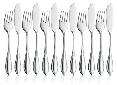 Produktbild von WMF Premiere Fischbesteck-Set, 12-teilig, Cromargan protect, 990 g, 270 mm, 435 mm, 50 mm, 990 g