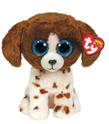 Zdjęcie produktu dla Beanie Boos Muddles - biały pies pluszowy 24 cm