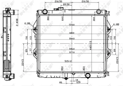 Zdjęcie produktu dla Chłodnica Toyota Hilux 01-05
