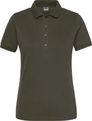 Produktbild von Polo aus weichem Elastic-Piqué olive, Gr. XS