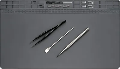 Produktbild von Antirutsch-Soldermatte hitzebeständig, 60,4 × 35,2 cm, für Werkbank
