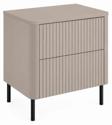 Zdjęcie produktu dla Szafka łazienkowa 60 cm, wykończenie: kaszmir, front: kaszmir, nogi: czarne, wymiary: 60,8 x 44,2 x 65 cm