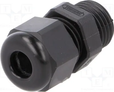 Produktbild von 5x Kabelverschraubung PG7 Mat: schwarz IP68 1.209.0701.14 n