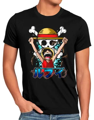 Produktbild von style3 King Luffy Herren T-Shirt anime manga japan