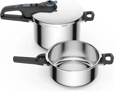 Obrázok produktu pre Tefal Secure Trendy Sada Tlakových Hrncov 4+6 L P2584301