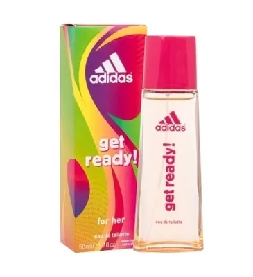 Productafbeelding van Adidas, Maak je klaar!, Dames, Zomer, 50 ml, Oranje, Watermeloen, Lotusbloem, Muskus, Grenadine