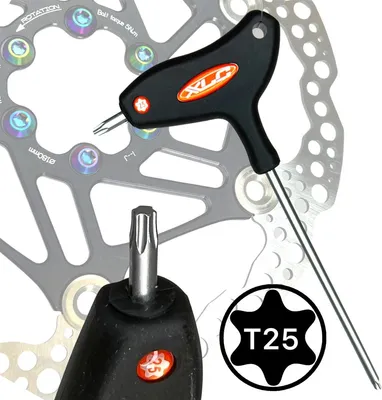 Produktbild von XLC Fahrrad Scheibenbremsen Disc Winkel Steckschlüssel TORX T25