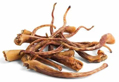 Produktbild von Schweineschwänze getrocknet 1 Kg Hundesnack Kausnack Hundeleckerlie getreidefrei für Hunde natürlich ohne Zusätze