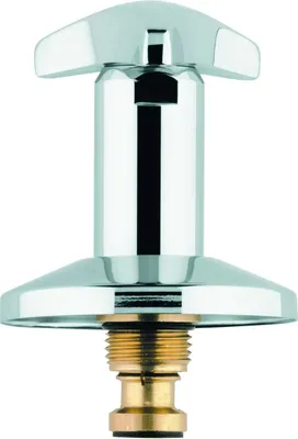 Produktbild von GROHE Oberteil 11502 für UP-Ventile Trecorn Griff Markierung rot 1/2 chrom