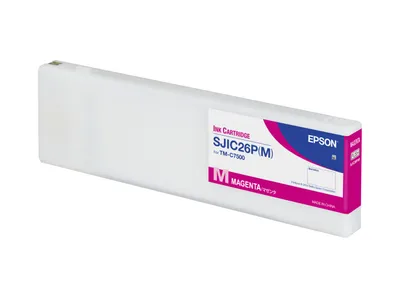 Obrázok produktu pre Epson SJIC26P(M): Ink cartridge for ColorWorks C7500 (Magenta), Purpurová, Atrament na pigmentovej báze, 294,3 ml, 1 kusov