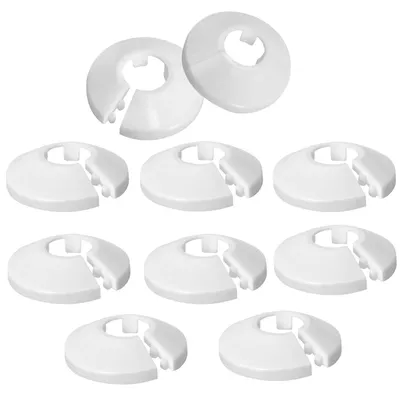 Imagen del producto de Cubierta de plástico blanca para tuberías de calefacción de 15 mm de diámetro