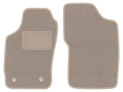 Image de Tapis avant en moquette pour Peugeot 309 1985-1993 (liftback) – 2 pièces, beiges, sur mesure – Wielganizator LUX