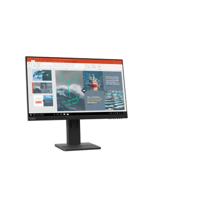 Produktbild von Lenovo ThinkVision E24-28, 60,5 cm (23.8"), 1920 x 1080 Pixel, Full HD, LED, 6 ms, Schwarz