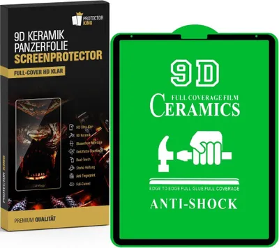 Produktbild von 1x Panzerfolie für iPad Pro12.9 2018 2020 2021 2022 Displayschutz Schutzfolie Displayfolie ANTI-SHOK ANTI-BRUCH ANTI-STOß ANTI-KRATZ