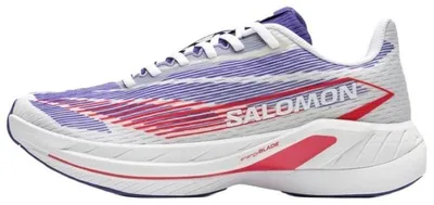 Productafbeelding van Salomon Spectur 2 heren hardloopschoen, kleur: blauw/wit/fluoriserend, maat 42
