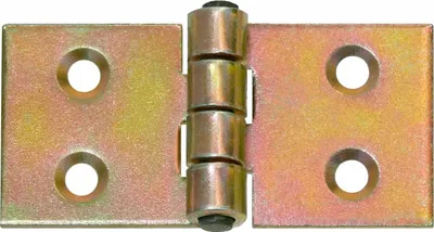 Produktbild von 10 Tischbänder Breit Tischband 25 x 51 x 1,7 Gerollte Scharniere Gelb Verzinkt