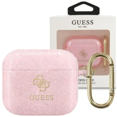 Produktbild von Guess 4G Glitter - Airpods 3 Hülle (rosa)
