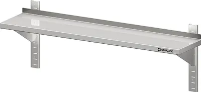 Obrázok produktu pre Wandbord mit Konsolen, und Wandschienen, 900x300x400 mm, höhenverstellbar, verschweißt