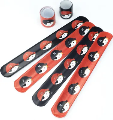 Produktbild von Piraten-Party Schnapp-Armbänder Mitgebsel 120 Stück