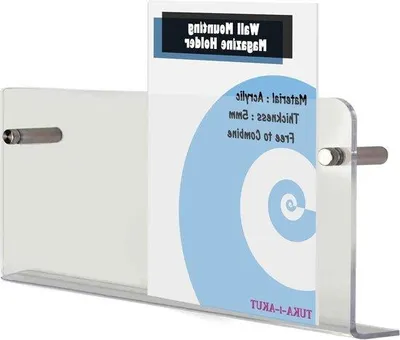 Produktbild von Famanu Wandhalterung für Zeitschriften - Acryl - Extra Stark - Transparent - 60 cm