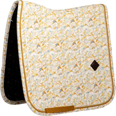 Produktbild von Kentucky Horsewear Dressurschabracke Velvet Printing Schabracke Braun/Weiß Full