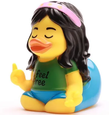 Produktbild von Badeente Meditation Duck Vinyl 10,5 cm