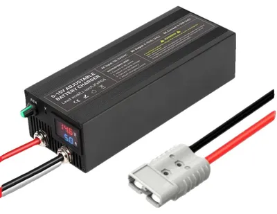 Obrázek produktu pro Nabíječka baterií, s nastavitelným napětím, s více nabíjecími režimy, 15V, 60A, typ Anderson