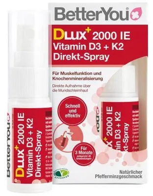 Obrázek produktu pro Betteryou Vitamin D3+K2 Direct Spray 12 ml