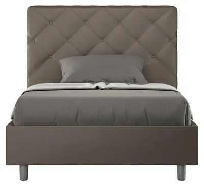 Immagine prodotto di Letto Matrimoniale 160x190 cm Senza Rete Priya Cappuccino