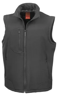 Obrázek produktu pro Pánská vesta - Result SOFT SHELL BODYWARMER - black - velikost M
