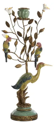 Produktbild von Light & Living - Kerzenständer Heron - Gelb - 22x11x44cm