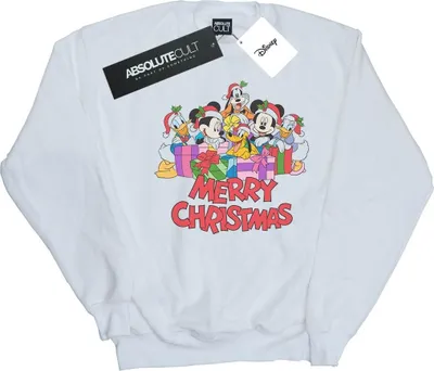 Produktbild von Disney - "Mickey Mouse and Friends" Sweatshirt für Damen BI28042 (M) (Weiß)