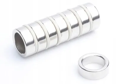 Produktbild von Neodym-Ringmagnet MP 14,5 x 10,5 x 5 N38, 25 Stück