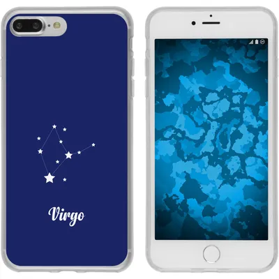 Produktbild von PhoneNatic Case kompatibel mit Apple iPhone 7 Plus / 8 Plus Silikon-Hülle SternzeichenVirgo M2