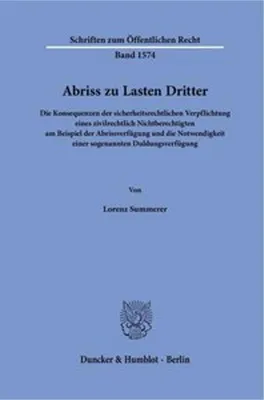 Immagine prodotto di Abriss zu Lasten Dritter