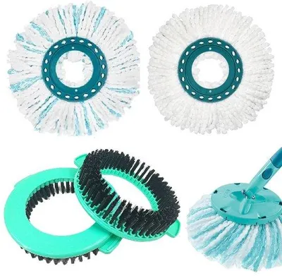 Immagine prodotto di Testina di ricambio per trapano a rotazione, set da 4 pezzi, setole in acciaio, spazzola per la pulizia, accessori per trapano a rotazione, 2 panni in tessuto e 2 setole