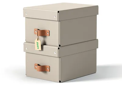 Produktbild von Leitz 61470012 Aufbewahrungsbox Karton Grau