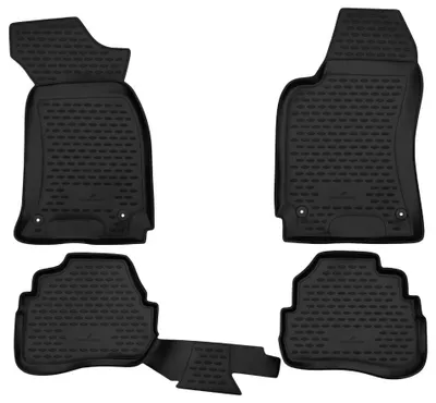 Produktbild von WALSER XTR Gummi Fussmatten Auto für VW Passat Kombi/Variant (B2, B3, B5) 1996-2005, 100% passgenaue Auto Fußmatten, robuste Universal Fußmatte Auto, Gummimatten Auto, Auto Fussmatten Gummi