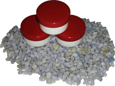 Produktbild von 500 Salbendosen, Salbendose Probedöschen 5 g  6ml Deckel rot