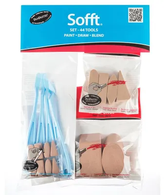 Sofft Tools Kombinationsset, 44-teilig, für Kunstprojekte