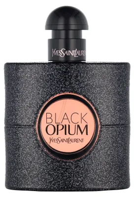 Produktbild von Yves Saint Laurent Black Opium, Frauen, 50 ml, Mandarine, Birne, Orange blossom, Vanilla, White Flowers, Schwarzer Kaffee, Zedernholz, Patschuli, Weißer Moschus, ALCOHOL ● WATER ●BENZYL SALICYLATE ●BENZYL ALCOHOL ● HYDROXYCITRONELLAL ●BUTYL...