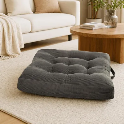 Imagen del producto de Cojín de suelo 40 x 40 cm - Cojín grueso para silla de jardín y silla de oficina